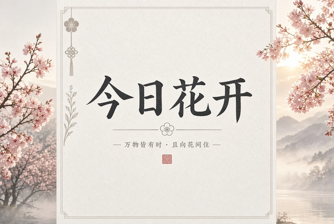 今日花开导览